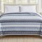 Edge Collections - 90" x 90" - Blue - Cozy Microplush Printed ThrowPrinted Microplush Blanket for Cozy Comfort - 1 Piece